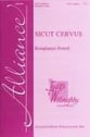 Sicut Cervus SSAA choral sheet music cover